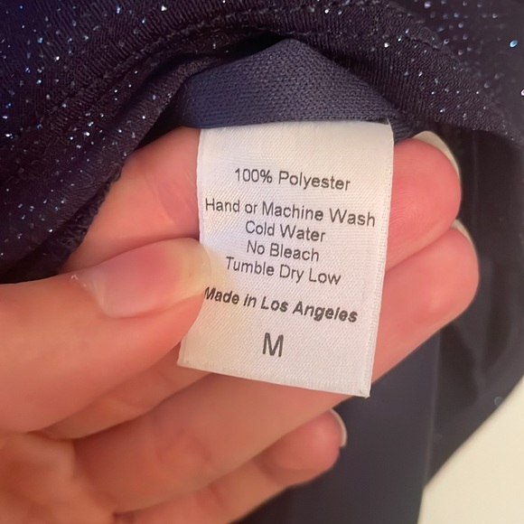 Lucy in the Sky medium navy long sleeve mini dress - Picture 9 of 9